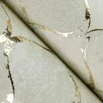 A-Street Prints Pilak Gold Ogee Tile Wallpaper - SKU 4105-86609