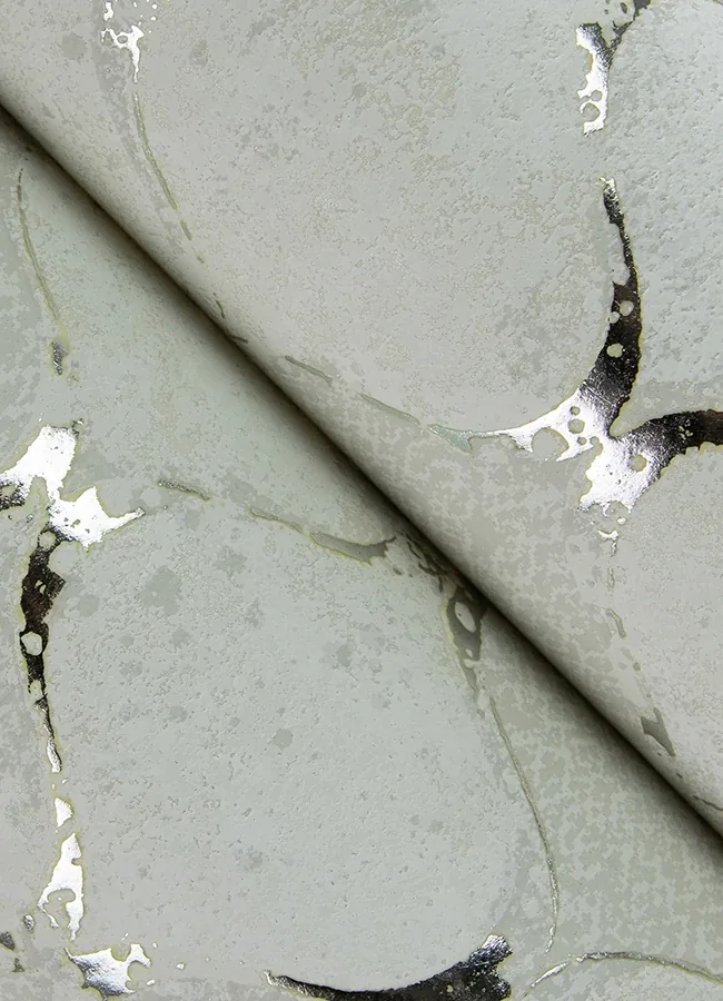 A-Street Prints Pilak Silver Ogee Tile Wallpaper - SKU 4105-86608