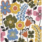 A-Street Prints Piper Multicolor Floral Wallpaper - SKU 2903-25825