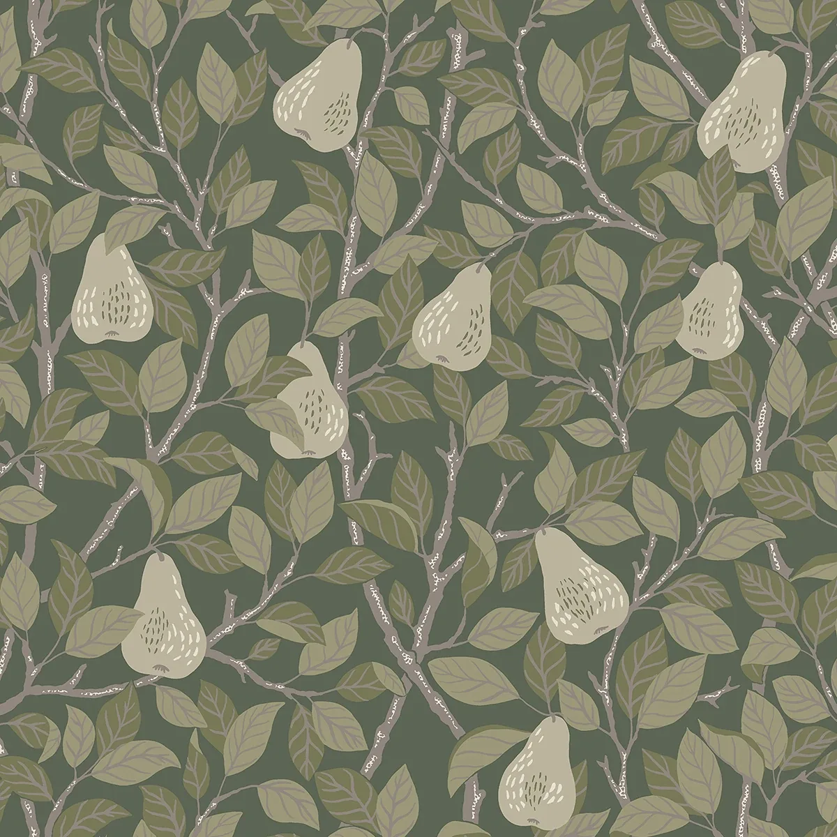 A-Street Prints Pirum Green Pear Wallpaper - SKU 2999-13105