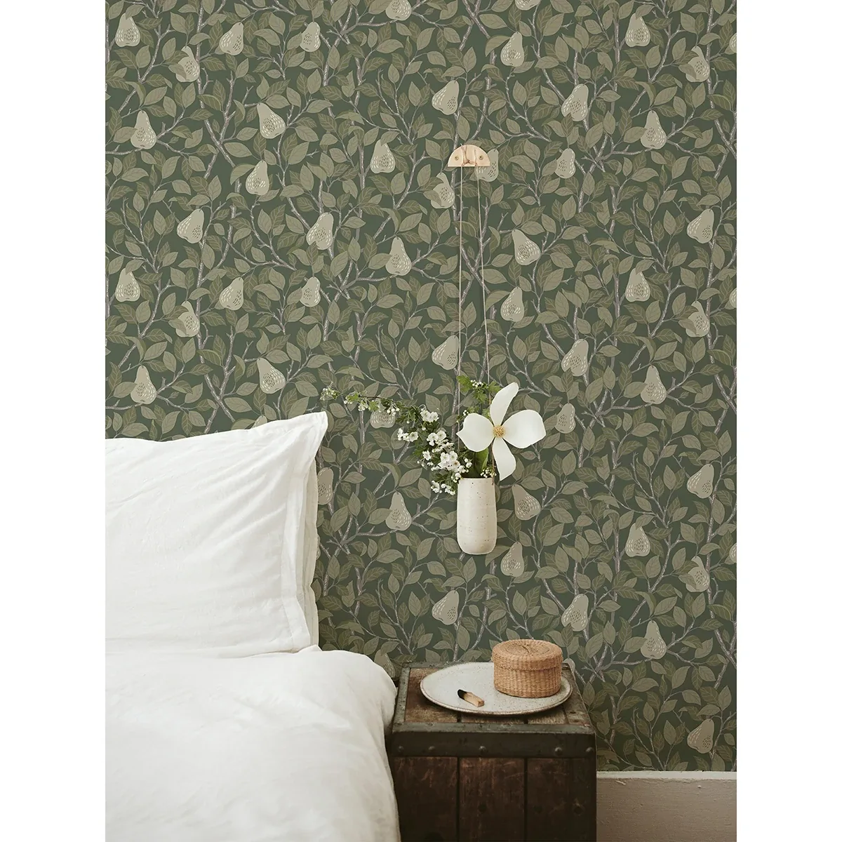 A-Street Prints Pirum Green Pear Wallpaper | Wallpaper Twins A-Street Prints Pirum Green Pear Wallpaper - SKU 2999-13105