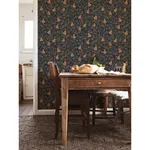 A-Street Prints Pirum Navy Pear Wallpaper - SKU 2999-13104