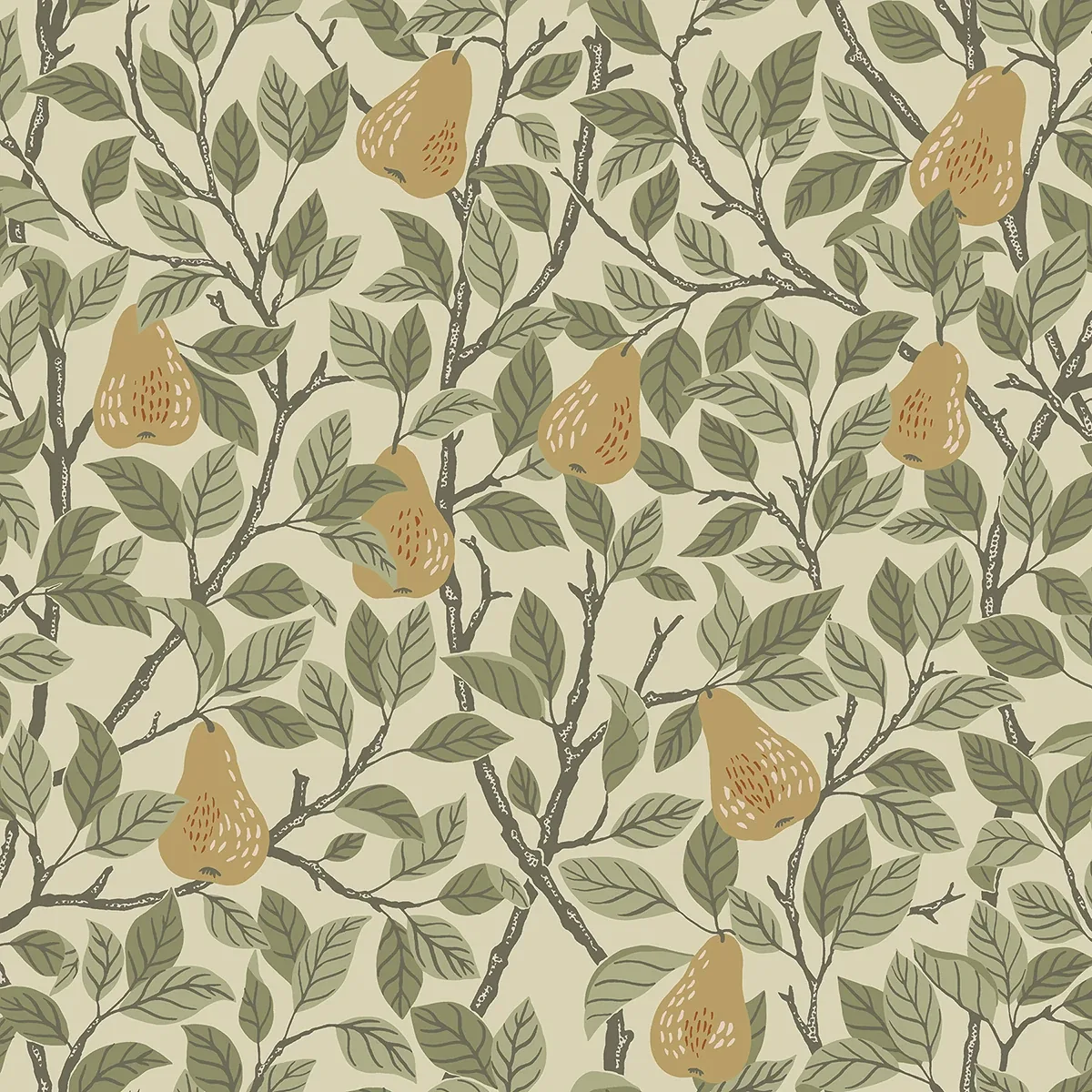 2999-13102 | Pirum Yellow Pear Wallpaper