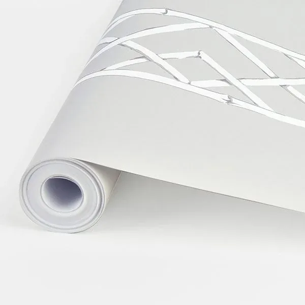 A-Street Prints Platinum Latticework Wallpaper - SKU 2785-24809