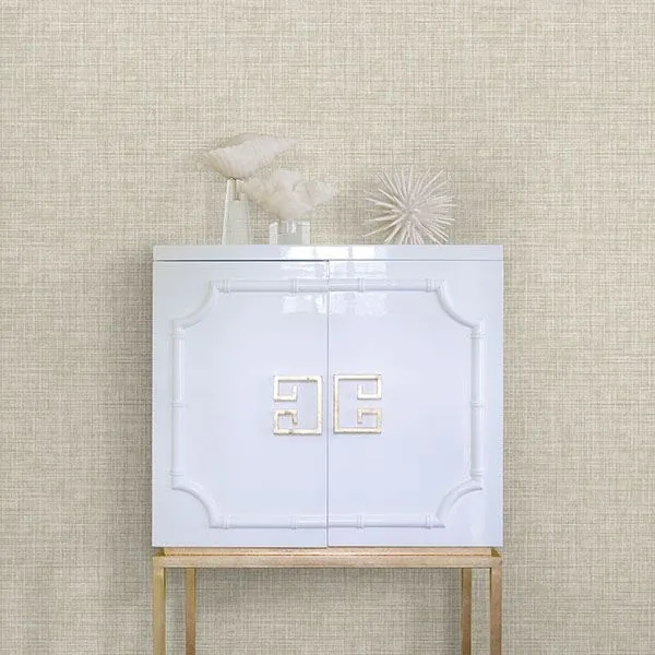 A-Street Prints Poise Beige Linen Wallpaper - SKU 2793-24273