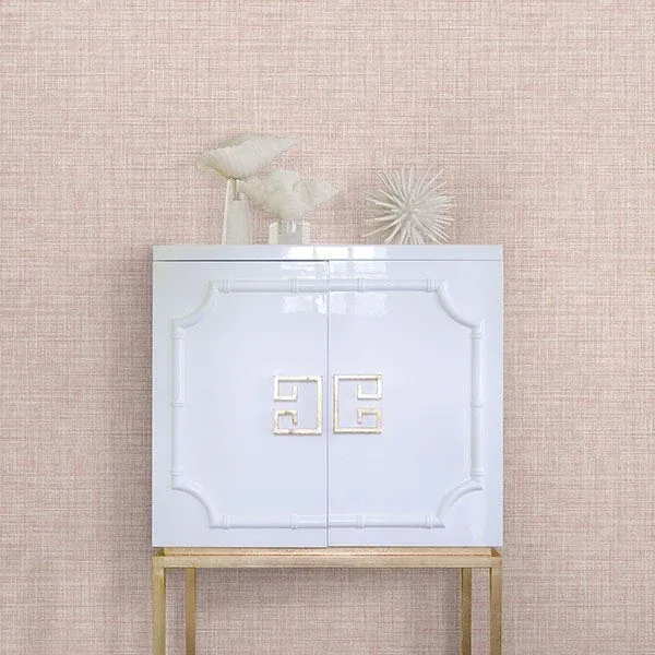 A-Street Prints Poise Pink Linen Wallpaper - SKU 2793-24272
