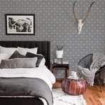 A-Street Prints Polaris Blue Geometric Wallpaper - SKU 2902-25512