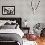 A-Street Prints Polaris Silver Geometric Wallpaper - SKU 2902-25515