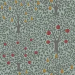 A-Street Prints Pomona Green Fruit Tree Wallpaper - SKU 2948-33014