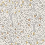 A-Street Prints Pomona Light Grey Fruit Tree Wallpaper - SKU 2948-33012