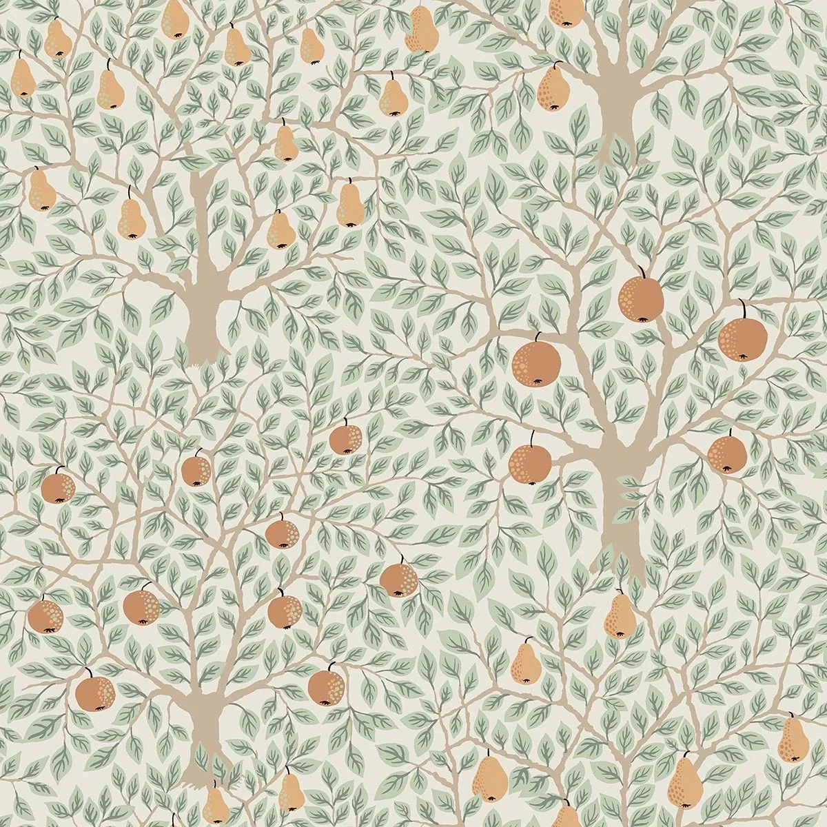 A-Street Prints Pomona Multicolor Fruit Tree Wallpaper - SKU 2948-33011