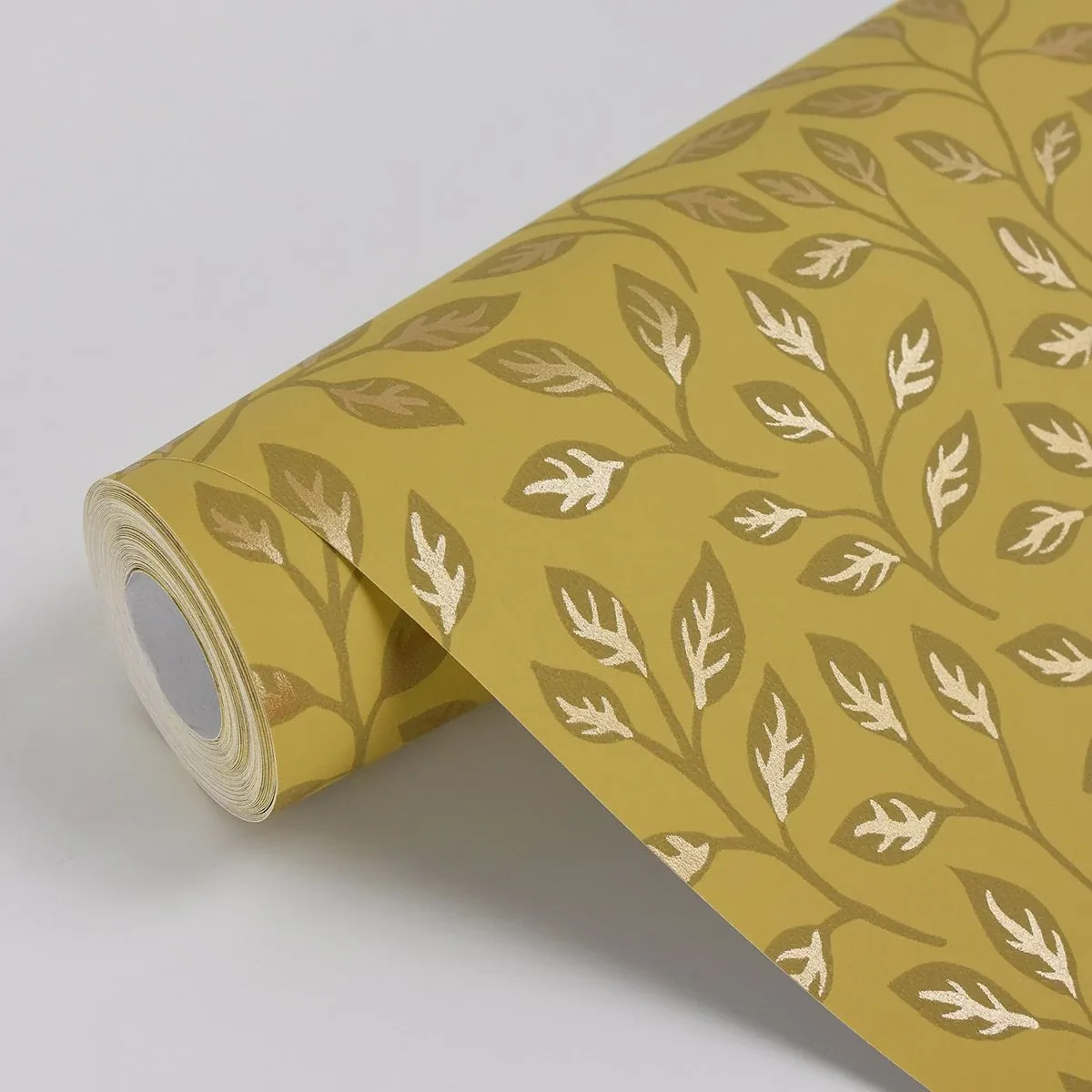 A-Street Prints Posey Mustard Vines Wallpaper - SKU 2948-33017