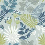 A-Street Prints Praslin Sky Blue Botanical Wallpaper - SKU 4014-26450