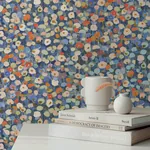 A-Street Prints Prato Blue Petite Floral Wallpaper - SKU 4193-7442