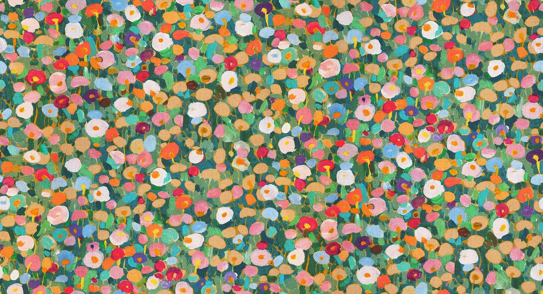 4193-7441 | Prato Green Petite Floral Wallpaper