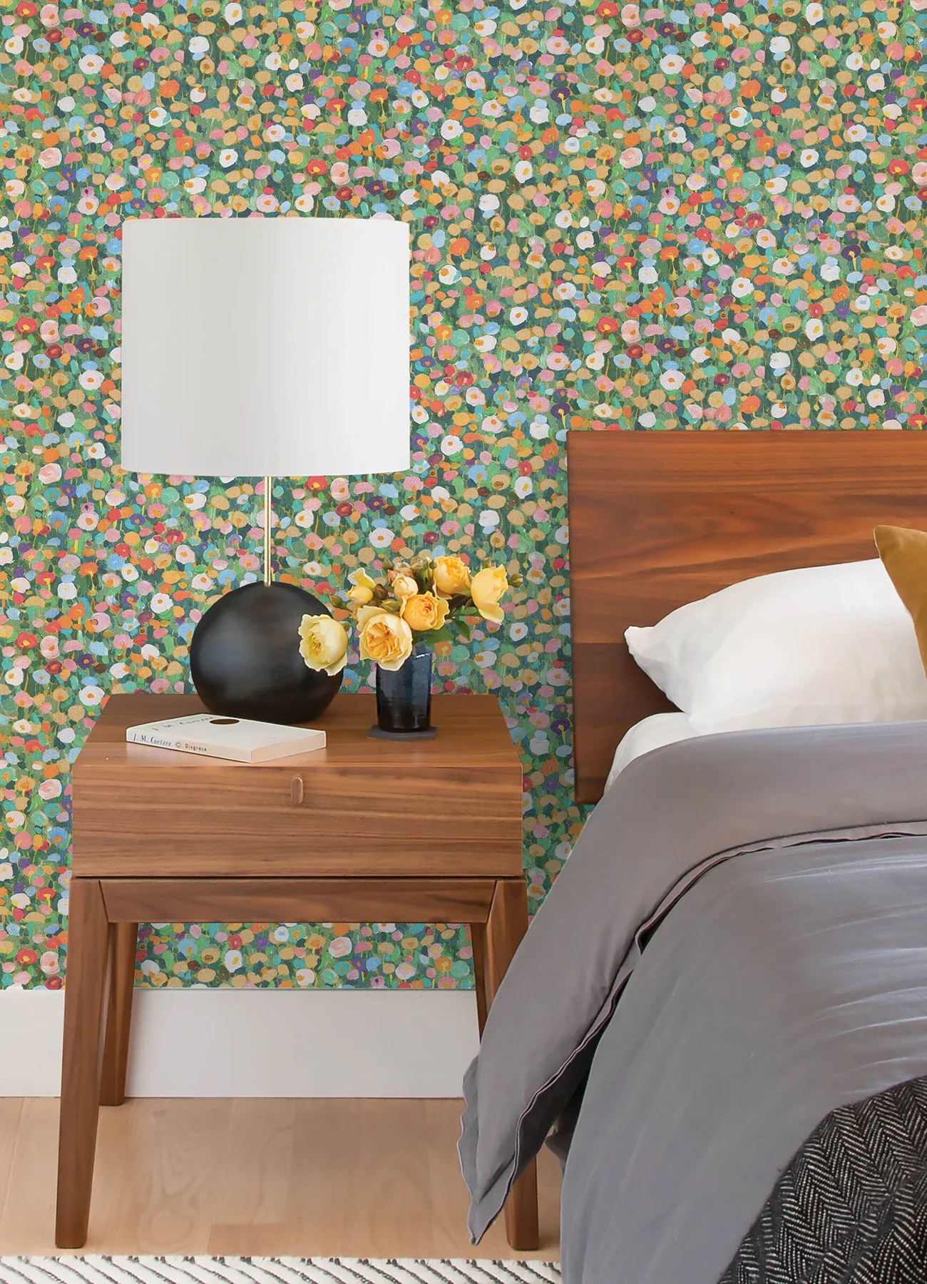A-Street Prints Prato Green Petite Floral Wallpaper - SKU 4193-7441