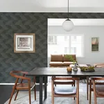 A-Street Prints Presley Black Tessellation Wallpaper - SKU 4141-27133