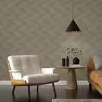 A-Street Prints Presley Coffee Tessellation Wallpaper - SKU 4141-27134