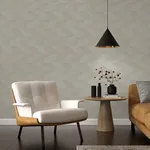 A-Street Prints Presley Grey Tessellation Wallpaper - SKU 4141-27135