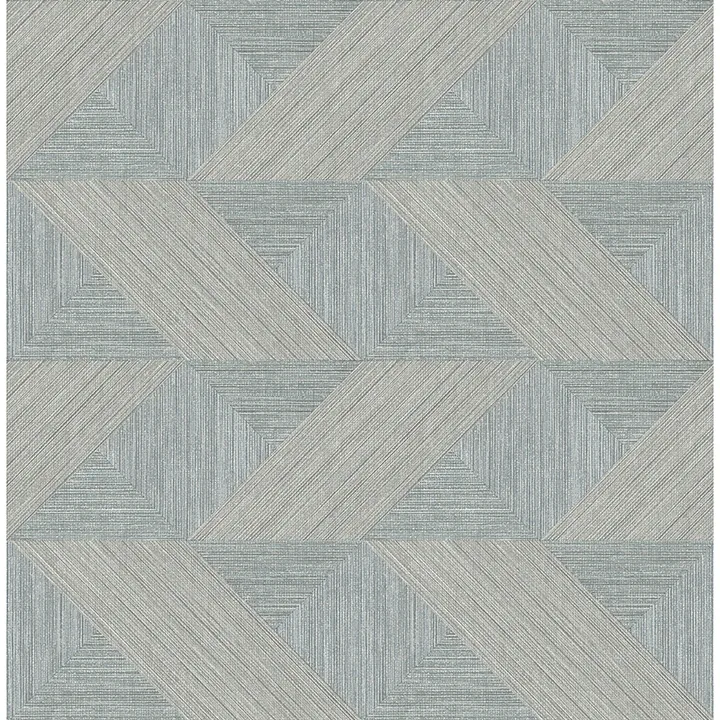 A-Street Prints Presley Slate Tessellation Wallpaper - SKU 4141-27136