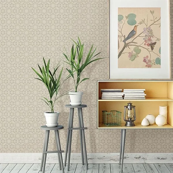 A-Street Prints Prism Taupe Geometric Wallpaper - SKU 2782-24548