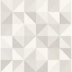 A-Street Prints Puzzle Light Grey Geometric Wallpaper - SKU 2697-22625