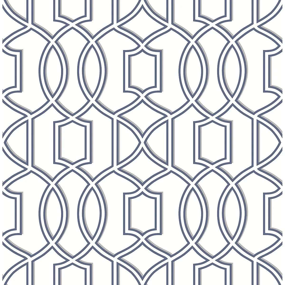 2625-21815 | Quantum Blue Trellis Wallpaper