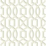 A-Street Prints Quantum Green Trellis Wallpaper - SKU 2625-21813