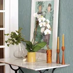 A-Street Prints Raffia Aqua Faux Grasscloth Wallpaper | Wallpaper Twins A-Street Prints Raffia Aqua Faux Grasscloth Wallpaper - SKU 2861-25420