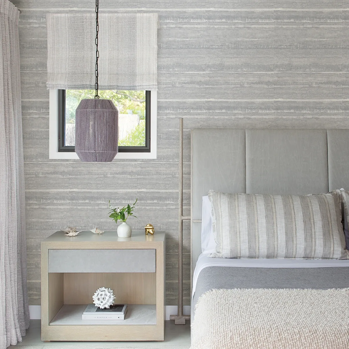 A-Street Prints Rakasa Silver Distressed Stripe Wallpaper | Wallpaper Twins A-Street Prints Rakasa Silver Distressed Stripe Wallpaper - SKU 4019-86417