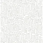 A-Street Prints Ramble Grey Geometric Wallpaper | Wallpaper Twins A-Street Prints Ramble Grey Geometric Wallpaper - SKU 4121-25703