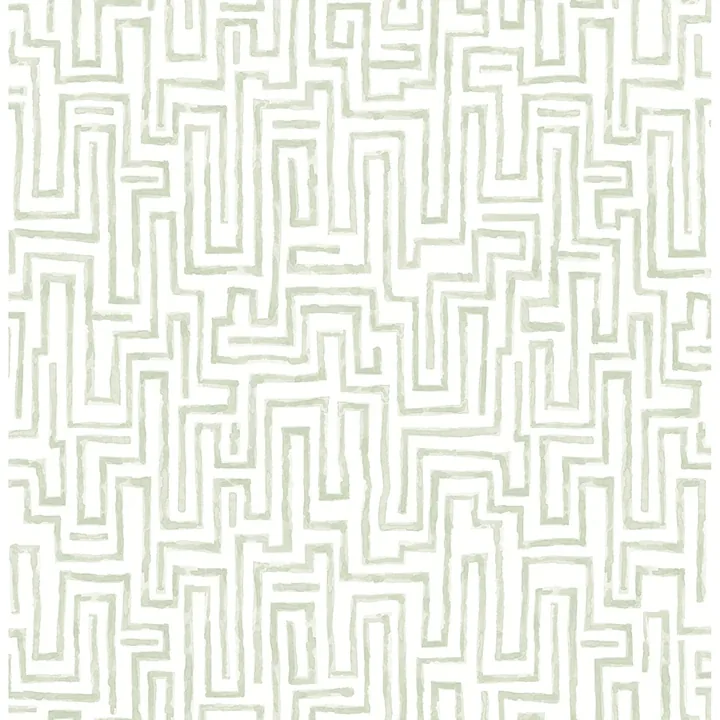 A-Street Prints Ramble Sage Geometric Wallpaper - SKU 4121-25702