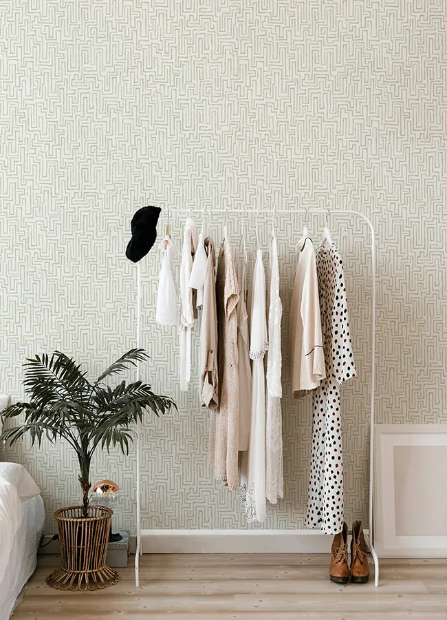 A-Street Prints Ramble Sage Geometric Wallpaper | Wallpaper Twins A-Street Prints Ramble Sage Geometric Wallpaper - SKU 4121-25702