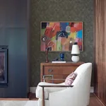 A-Street Prints Rauta Pewter Hexagon Tile Wallpaper - SKU 4105-86654