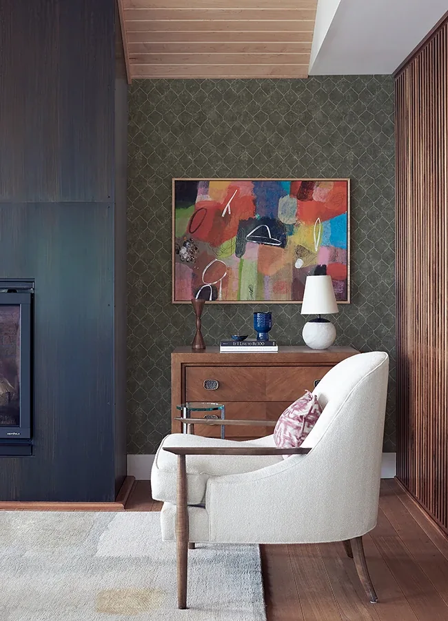 A-Street Prints Rauta Pewter Hexagon Tile Wallpaper - SKU 4105-86654