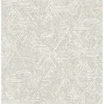 A-Street Prints Retreat Grey Quilted Geometric Wallpaper - SKU 4122-27034