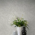 A-Street Prints Retreat Grey Quilted Geometric Wallpaper - SKU 4122-27034