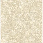 A-Street Prints Retreat Light Brown Quilted Geometric Wallpaper - SKU 4122-27033