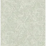 A-Street Prints Retreat Sea Green Quilted Geometric Wallpaper - SKU 4122-27035