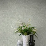 A-Street Prints Retreat Sea Green Quilted Geometric Wallpaper - SKU 4122-27035