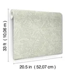 A-Street Prints Retreat Sea Green Quilted Geometric Wallpaper - SKU 4122-27035