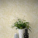 A-Street Prints Retreat Yellow Quilted Geometric Wallpaper - SKU 4122-27032