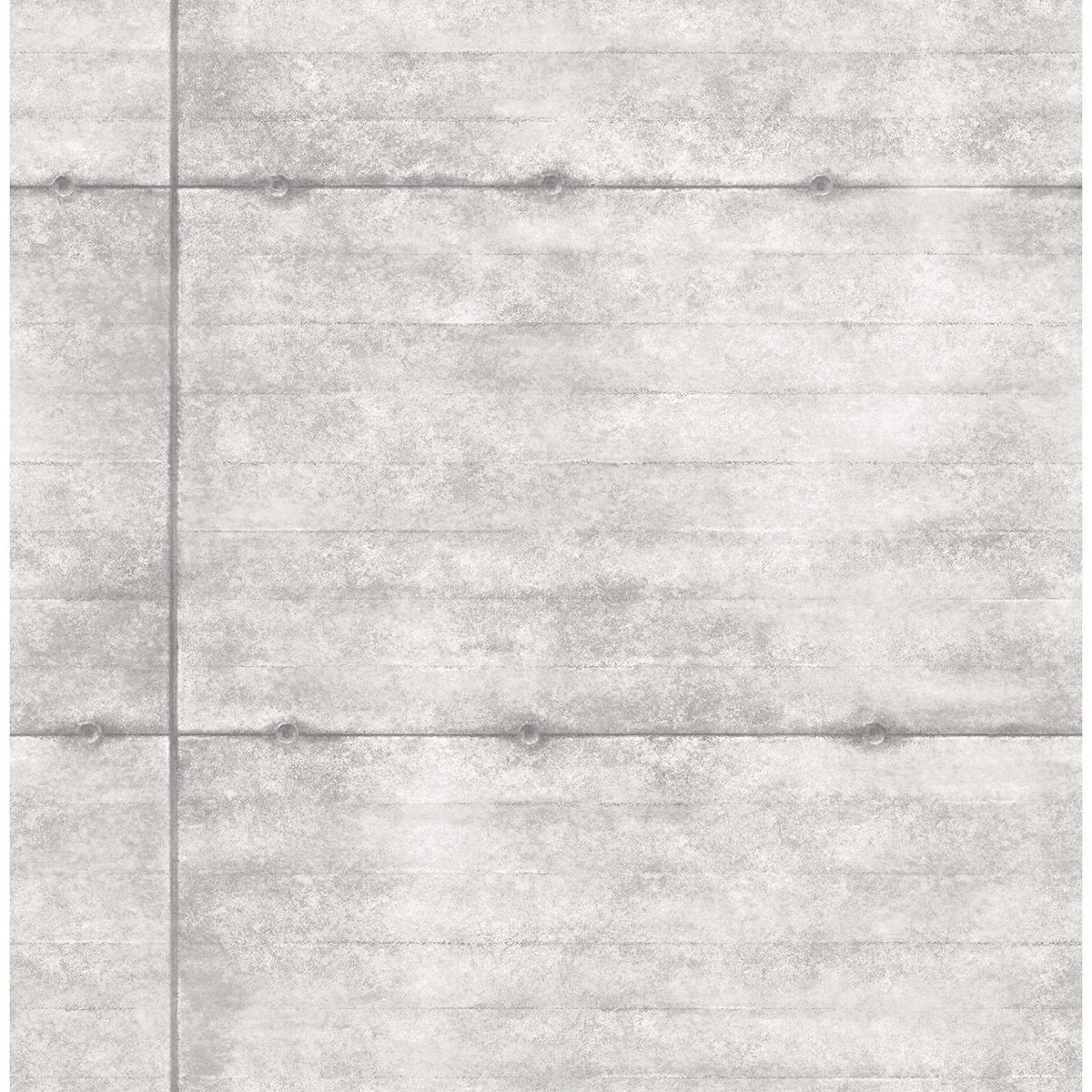 A-Street Prints Reuther Grey Smooth Concrete Wallpaper - SKU 2922-22314