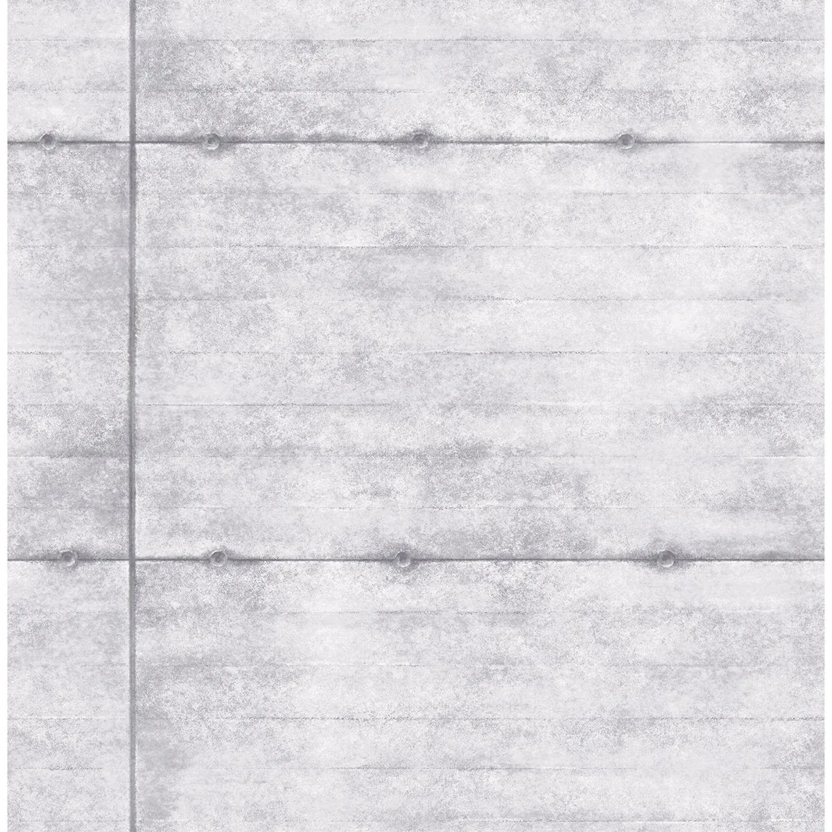 A-Street Prints Reuther Light Grey Smooth Concrete Wallpaper - SKU 2922-22303