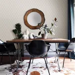 A-Street Prints Rhombus Green Geometric Wallpaper - SKU 2948-27003