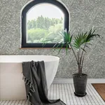 A-Street Prints Rhythmic Grey Leaf Wallpaper | Wallpaper Twins A-Street Prints Rhythmic Grey Leaf Wallpaper - SKU 4146-27234