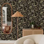 A-Street Prints Rigby Black Jungle Animals Wallpaper | Wallpaper Twins A-Street Prints Rigby Black Jungle Animals Wallpaper - SKU 4135-27287