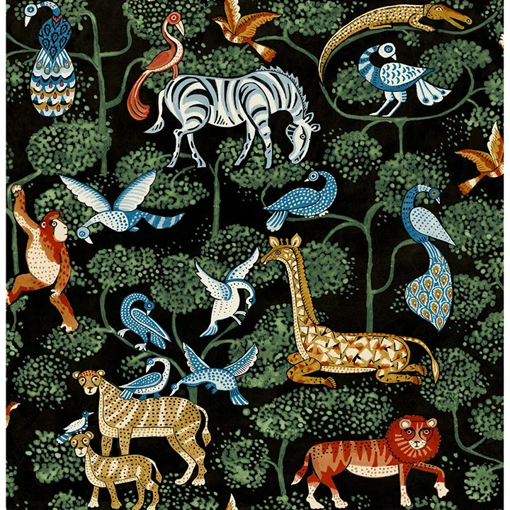 A-Street Prints Rigby Multicolor Jungle Animals Wallpaper - SKU 4135-27284