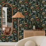 A-Street Prints Rigby Multicolor Jungle Animals Wallpaper - SKU 4135-27284
