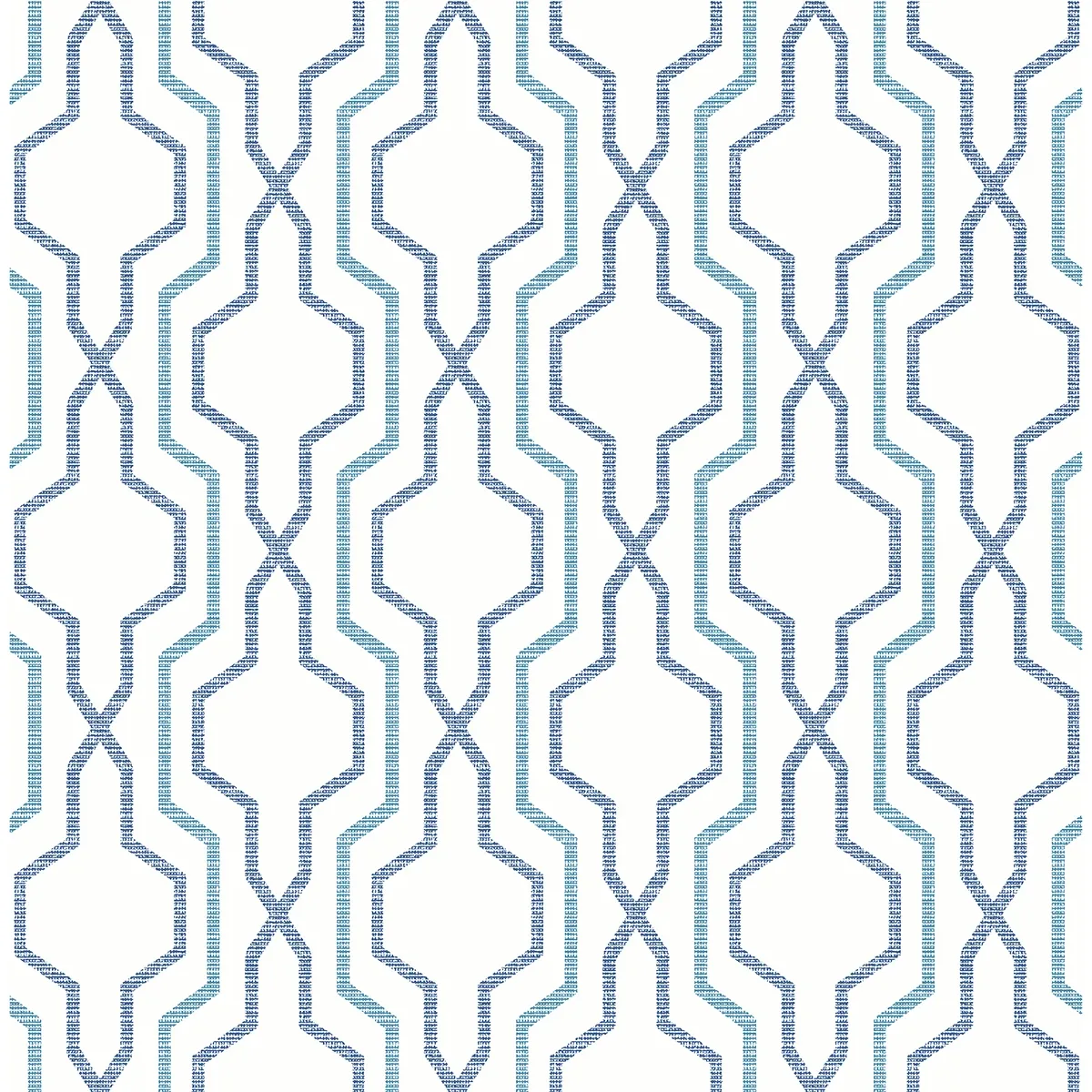 A-Street Prints Rion Blue Trellis Wallpaper - SKU 2973-90601